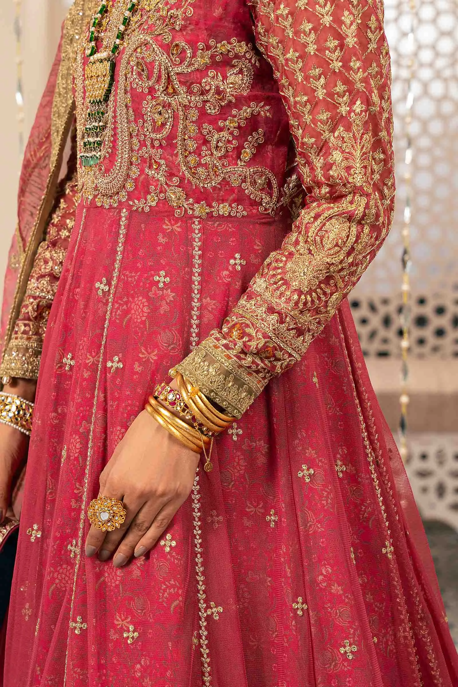 3 Piece Embroidered Net Suit | SF-W24-13