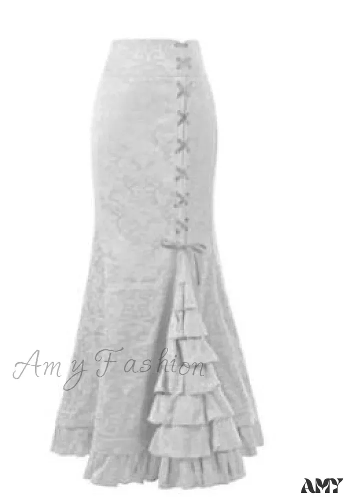 Amy Fashion - Vintage Retro Mermaid Skirt