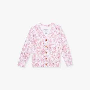 Antoinette French Terry Button Cardigan