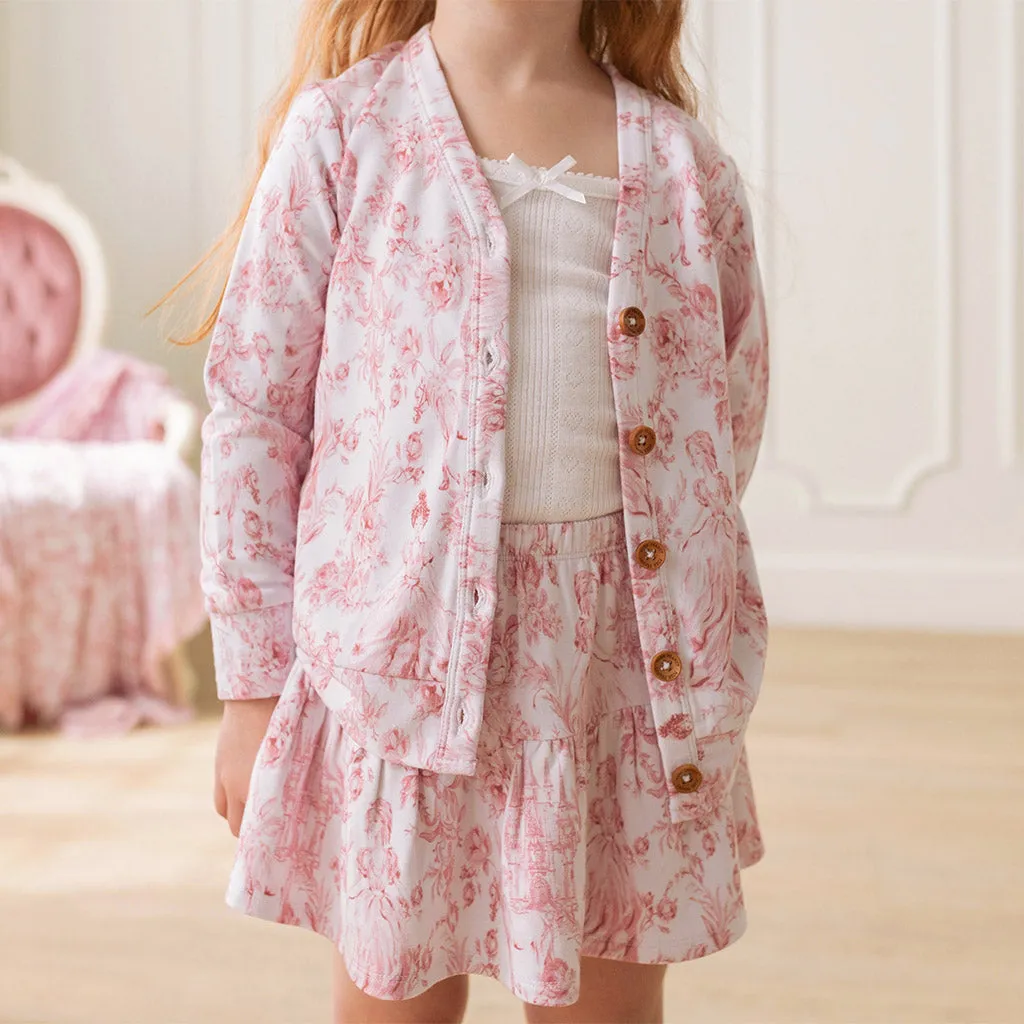 Antoinette French Terry Button Cardigan