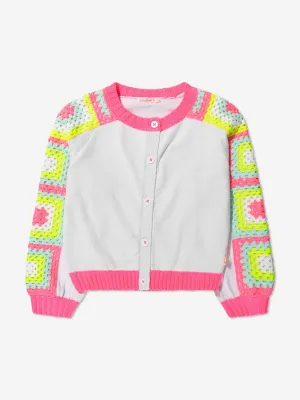 Billieblush Girls Knitted Cardigan in White