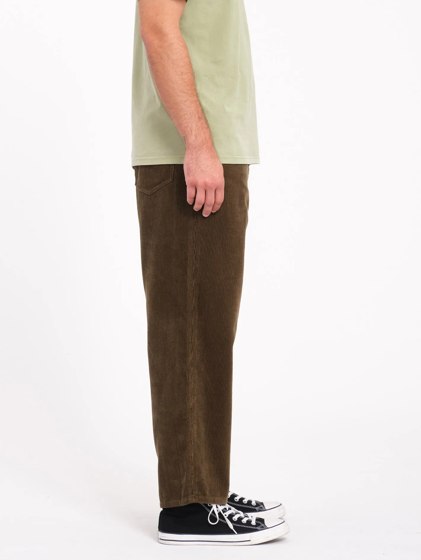 Billow Tapered Corduroy Trousers - Wren