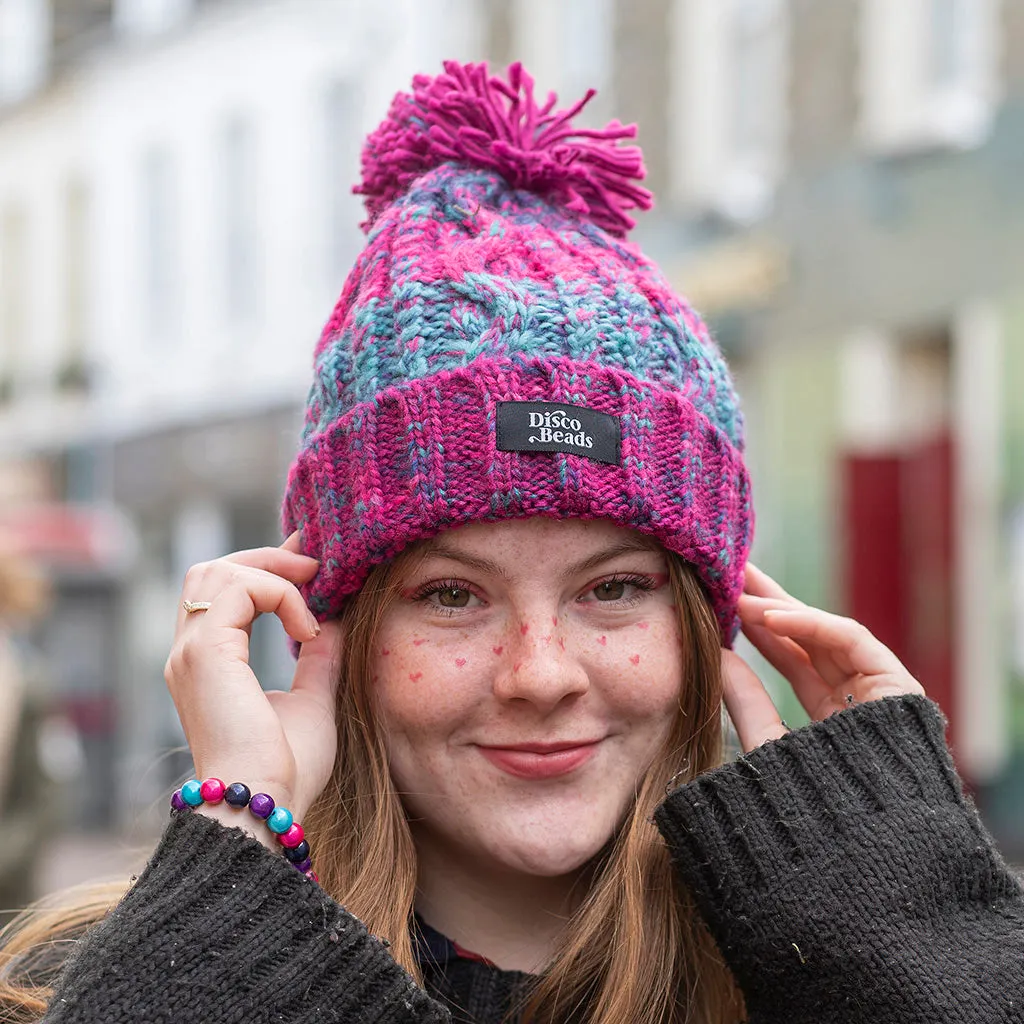 Bobble Hat and Bracelet