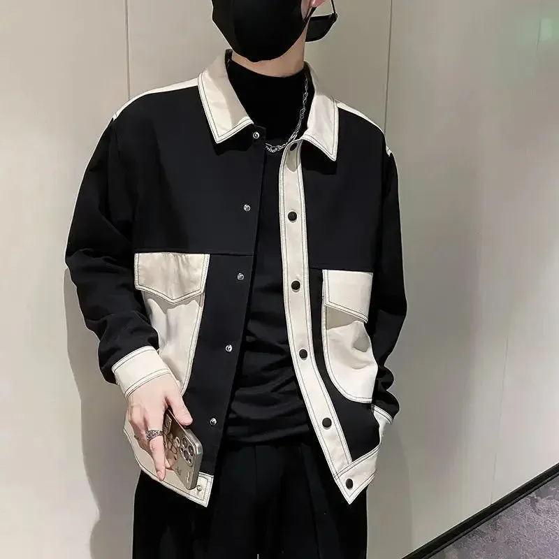 Bonsir Trendy Casual Male Coats Cheap Clothes Offer Deals Aesthetic Original Brands Clothing Fashion 2024 Harajuku Men's Cargo Jackets