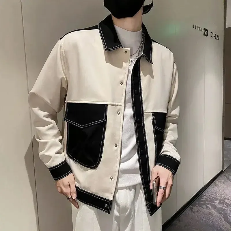 Bonsir Trendy Casual Male Coats Cheap Clothes Offer Deals Aesthetic Original Brands Clothing Fashion 2024 Harajuku Men's Cargo Jackets