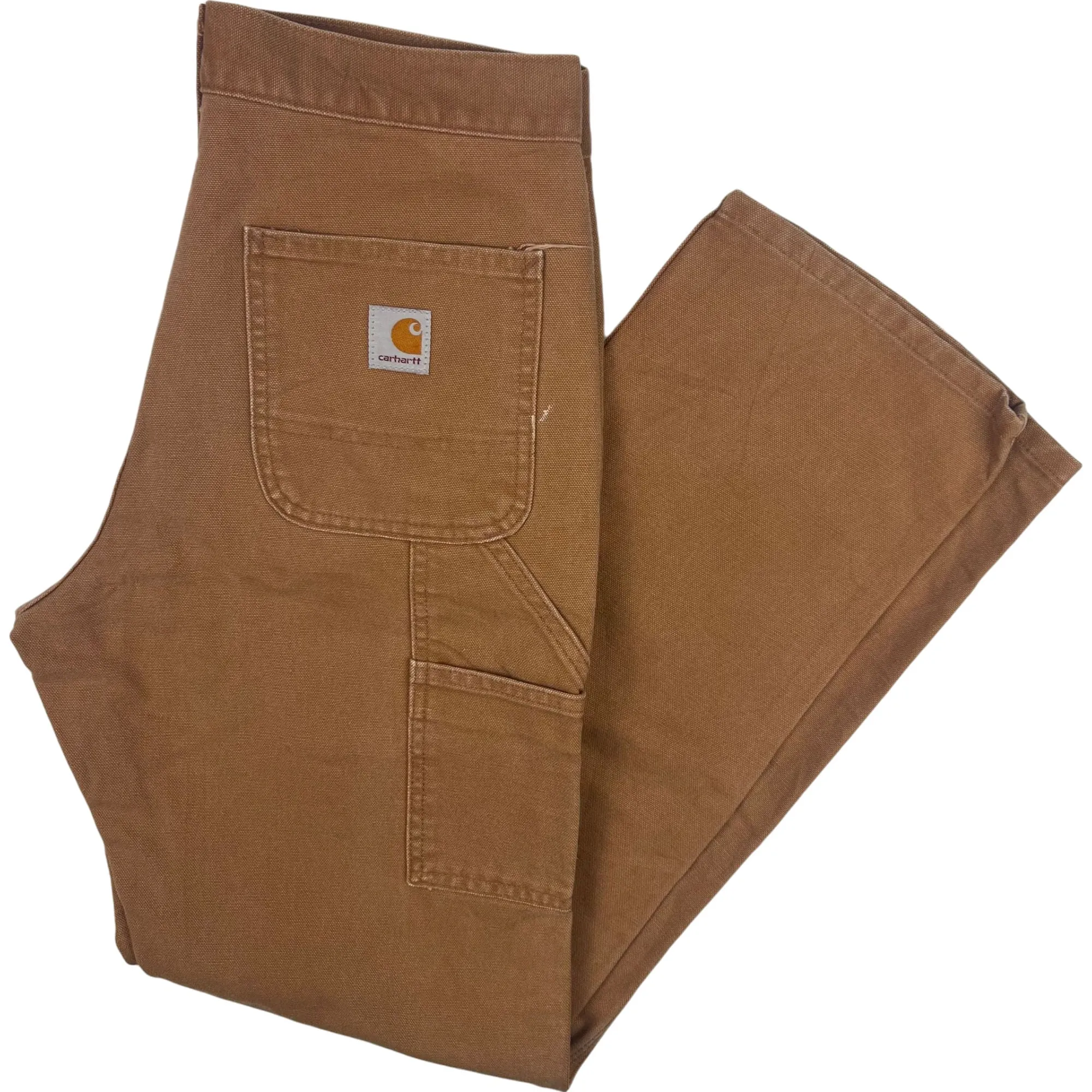 Carhartt Carpenter Workwear Trousers Relaxed Fit Brown