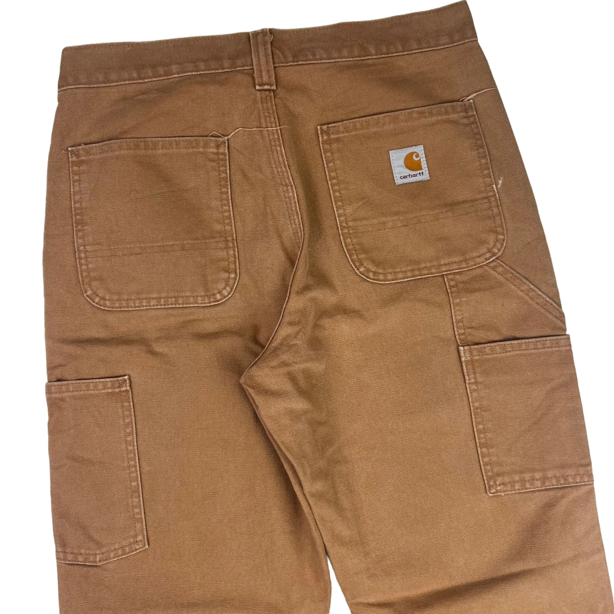 Carhartt Carpenter Workwear Trousers Relaxed Fit Brown