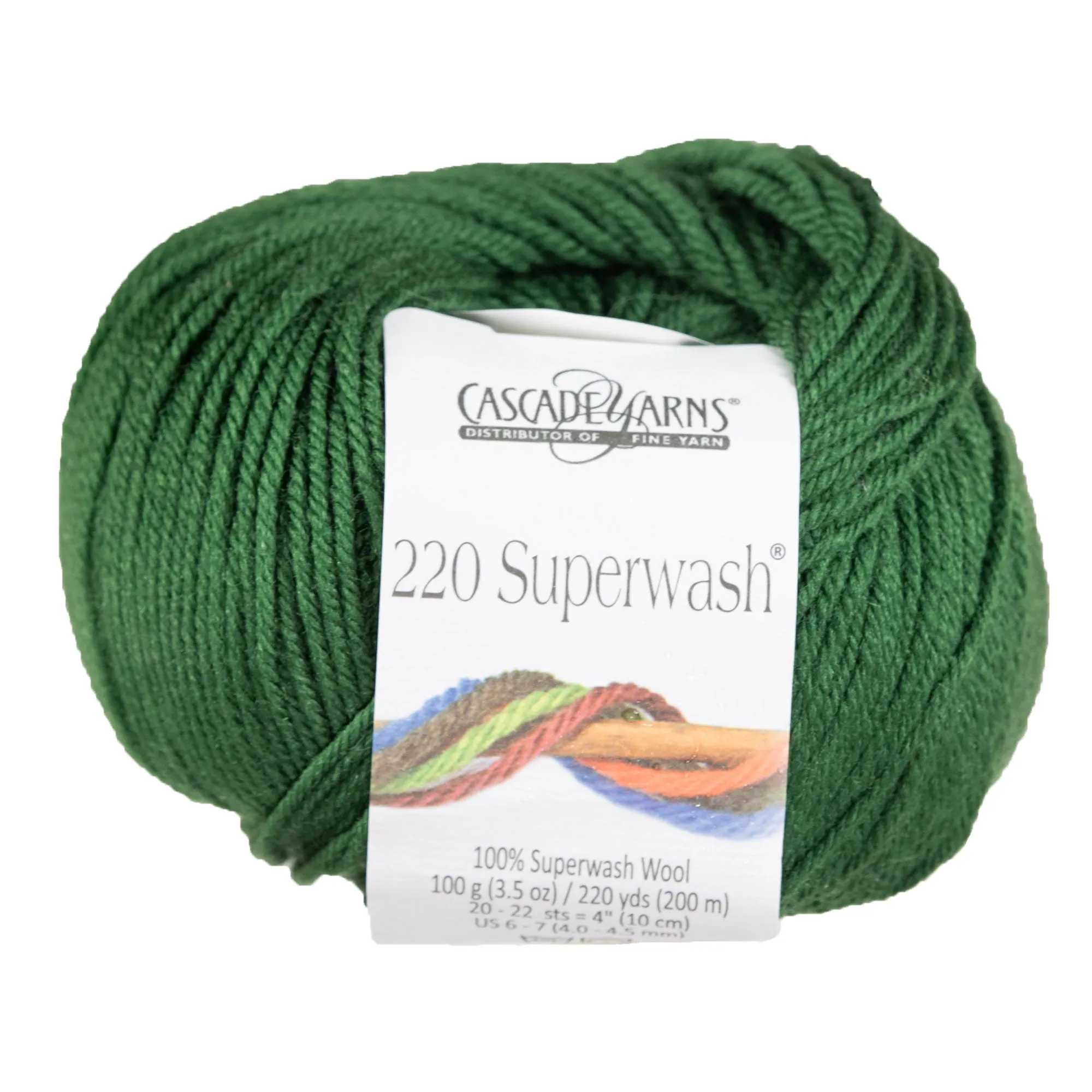 Cascade Yarns 220 Superwash Yarn - 0801 Army Green