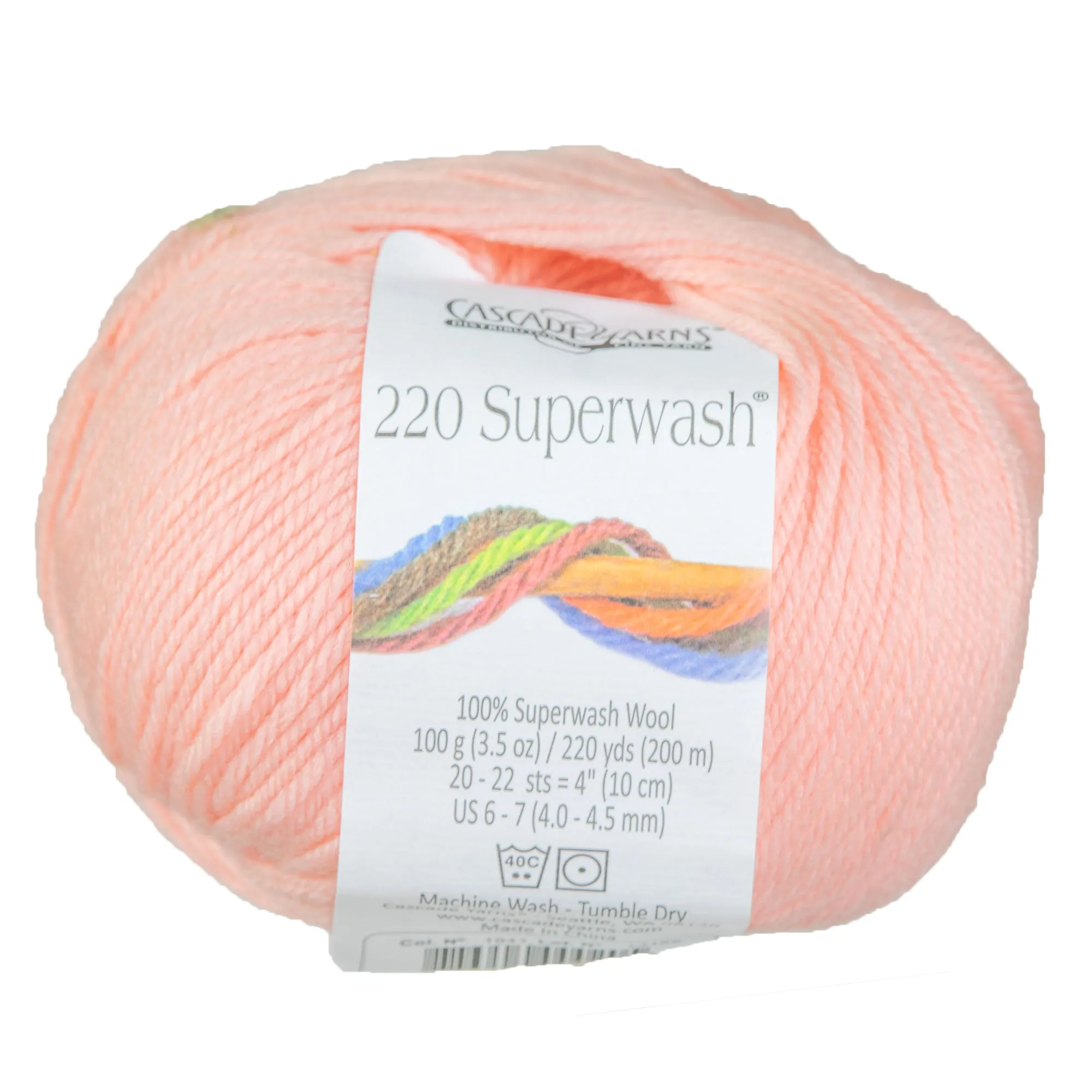 Cascade Yarns 220 Superwash Yarn - 1941 Salmon