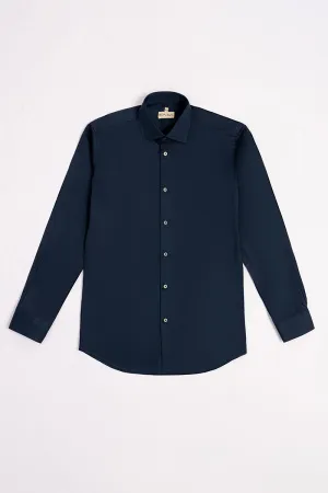 CLASSIC FIT DARK BLUE FORMAL SHIRT