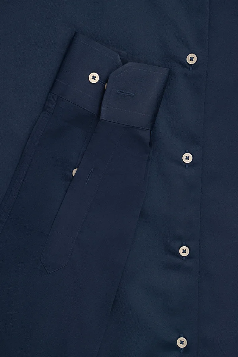 CLASSIC FIT DARK BLUE FORMAL SHIRT