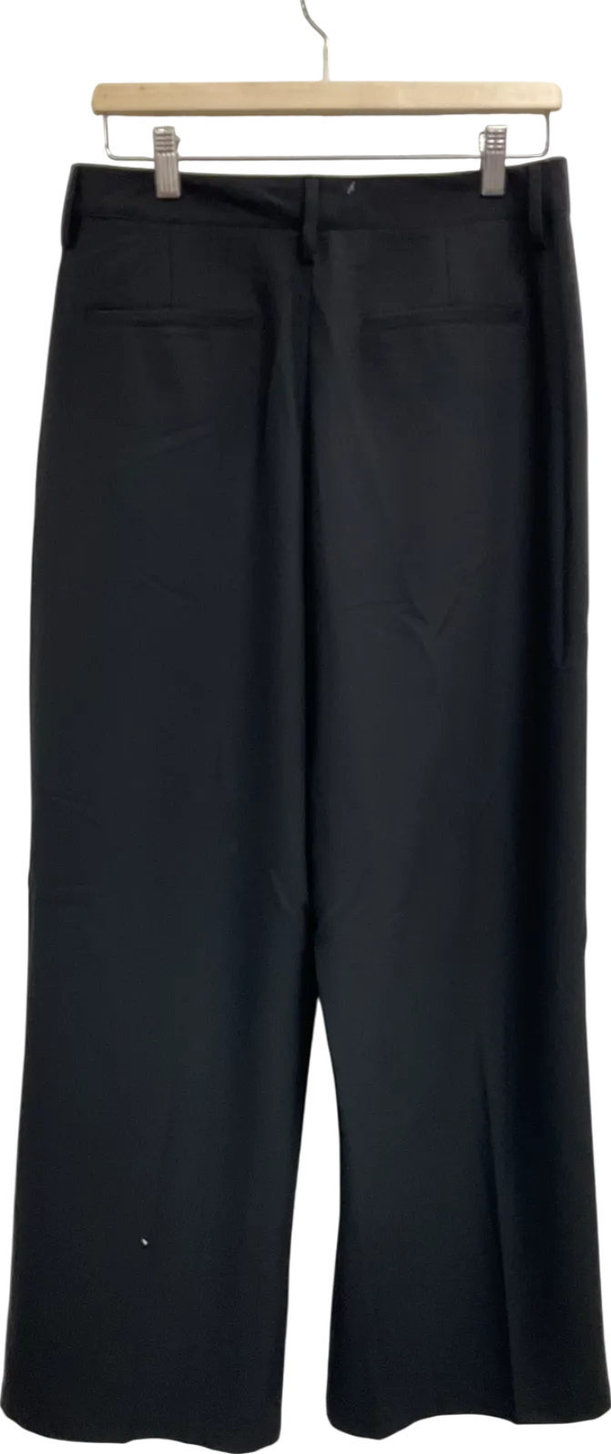 Collusion Relaxed Wide Leg Tailored Trousers In Black W32