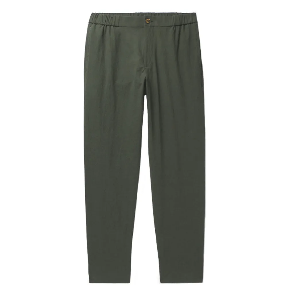 Cotton Tailored Fit Relaxed Trousers (Made to Order)