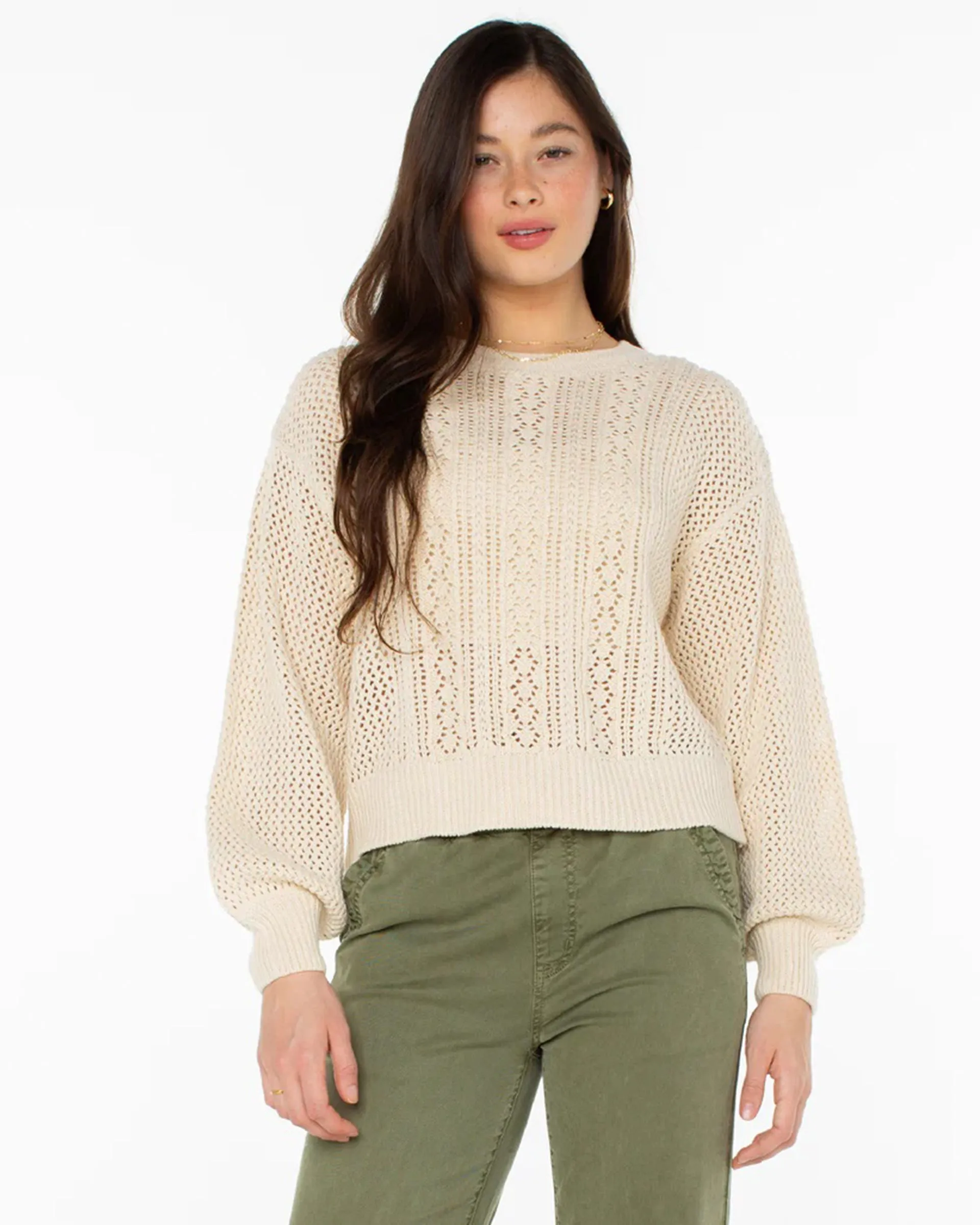 Day Break Open Knit Sweater