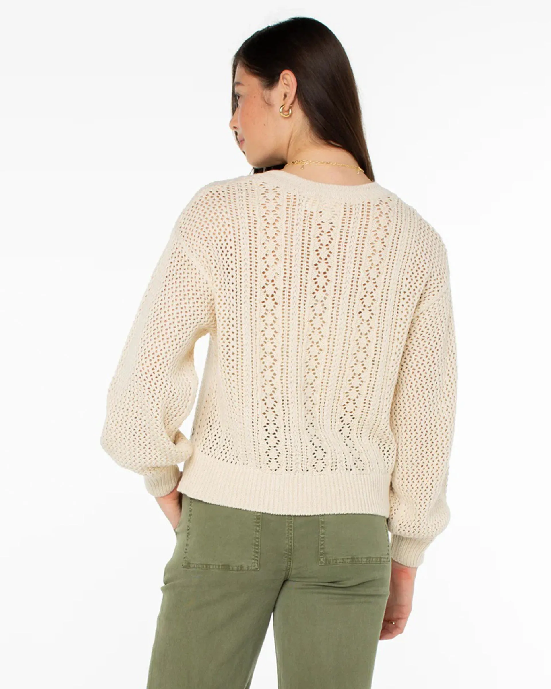 Day Break Open Knit Sweater