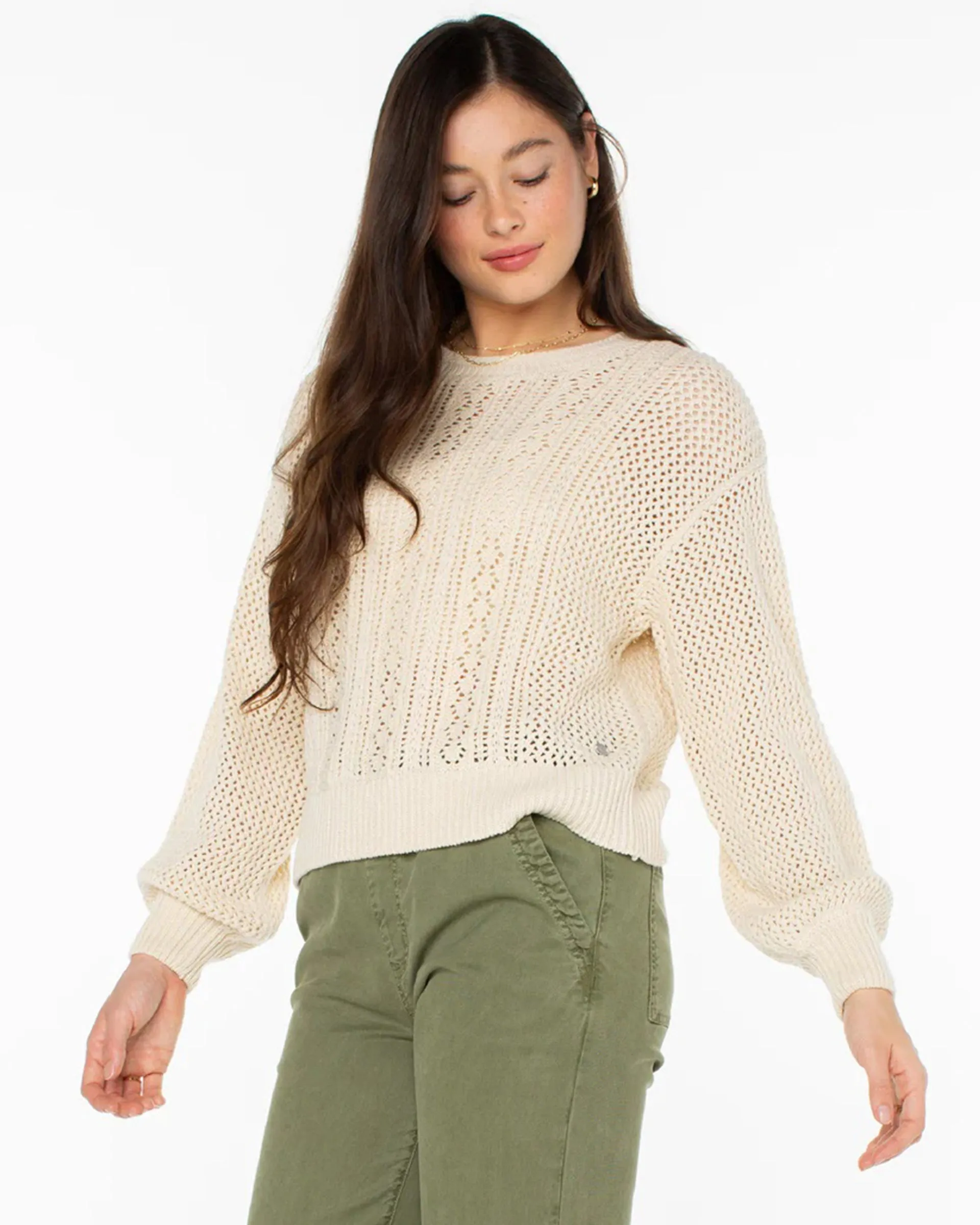 Day Break Open Knit Sweater