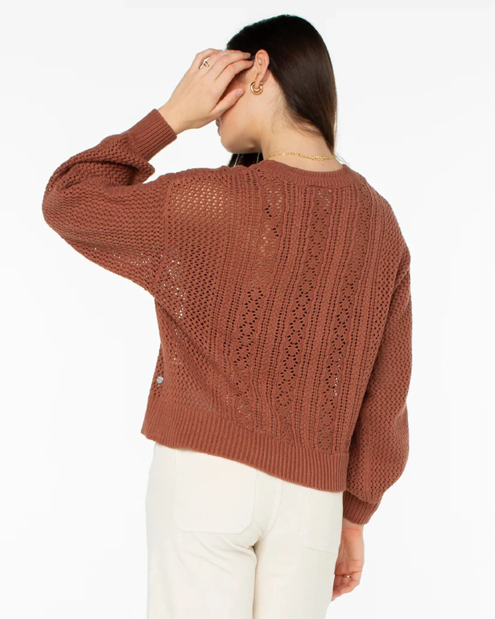 Day Break Open Knit Sweater