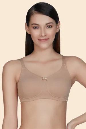 Essential Comfort Non-Padded Non-Wired Bra - Sandalwood