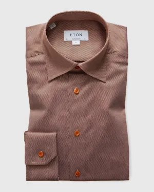 ETON 3429795384740 EXTRA LONG SLEEVE RUST SLIM SC SHIRT