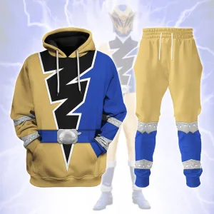 Gearhomie Gold Jiro Momotani Ranger Dino Fury Hoodies Sweatshirt T-Shirt Zip Hoodies Sweatpants