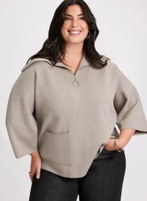 Joseph Ribkoff - Split Neck Sweater