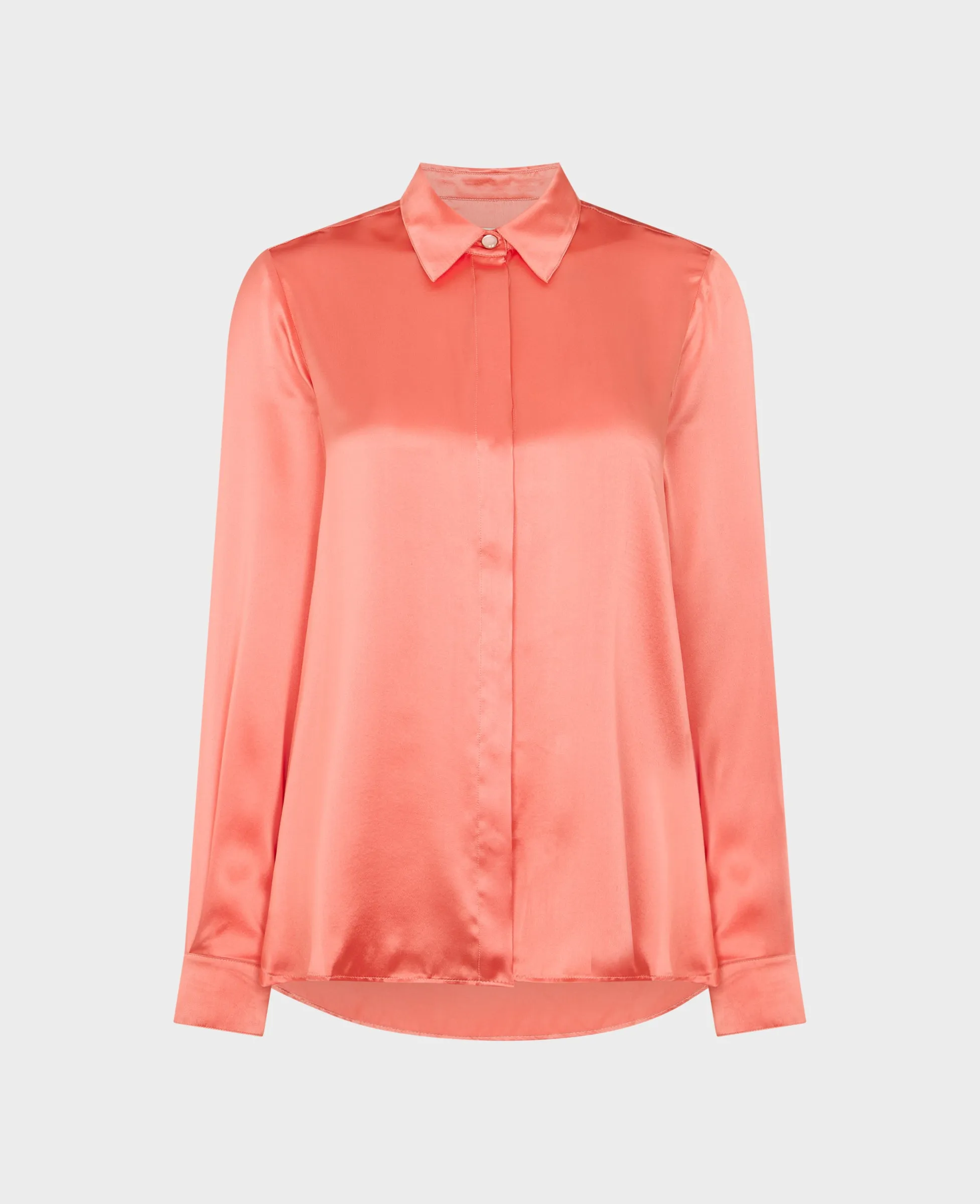 Liberty Satin Silk Relaxed Shirt