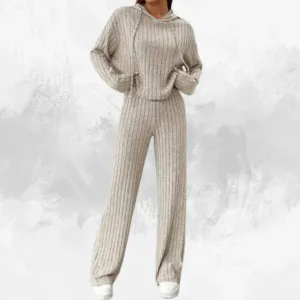 Loose Long Sleeve Trousers Suit