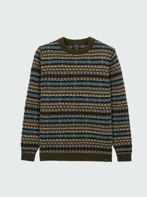 Men's Shetland Fair Isle Jumper