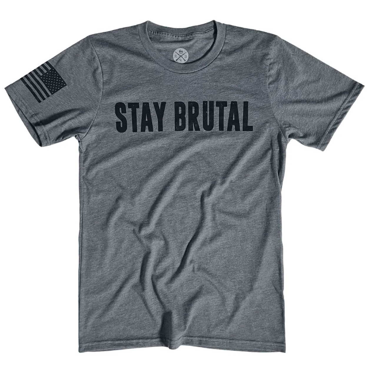 Men's Stay Brutal Patriotic T-Shirt