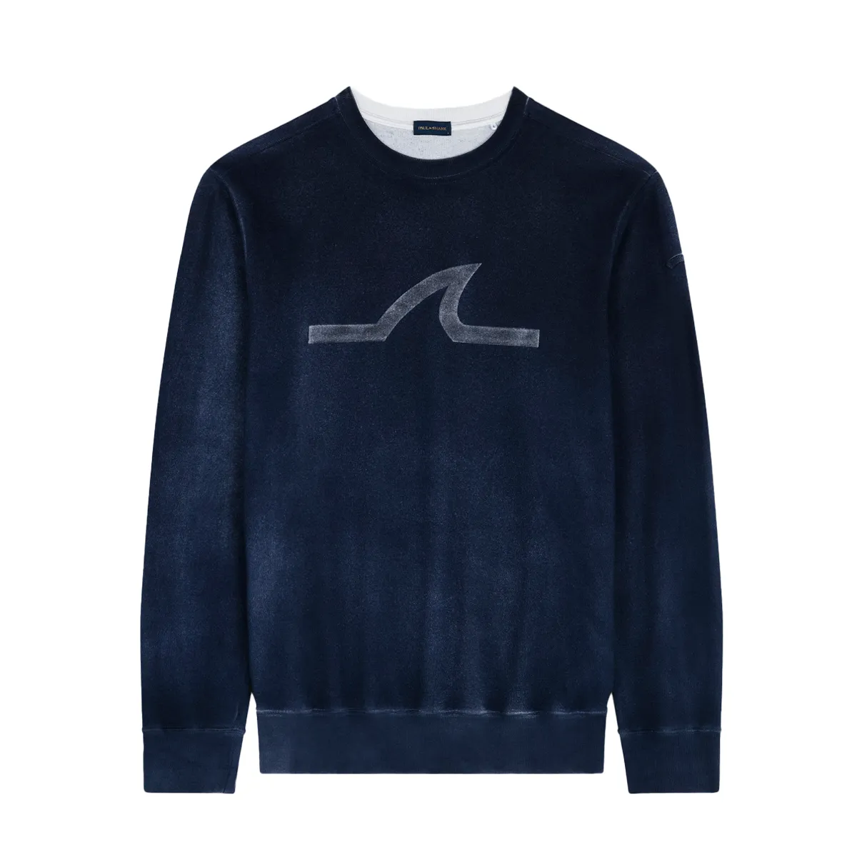 Navy Cotton Signature Sweatshirt