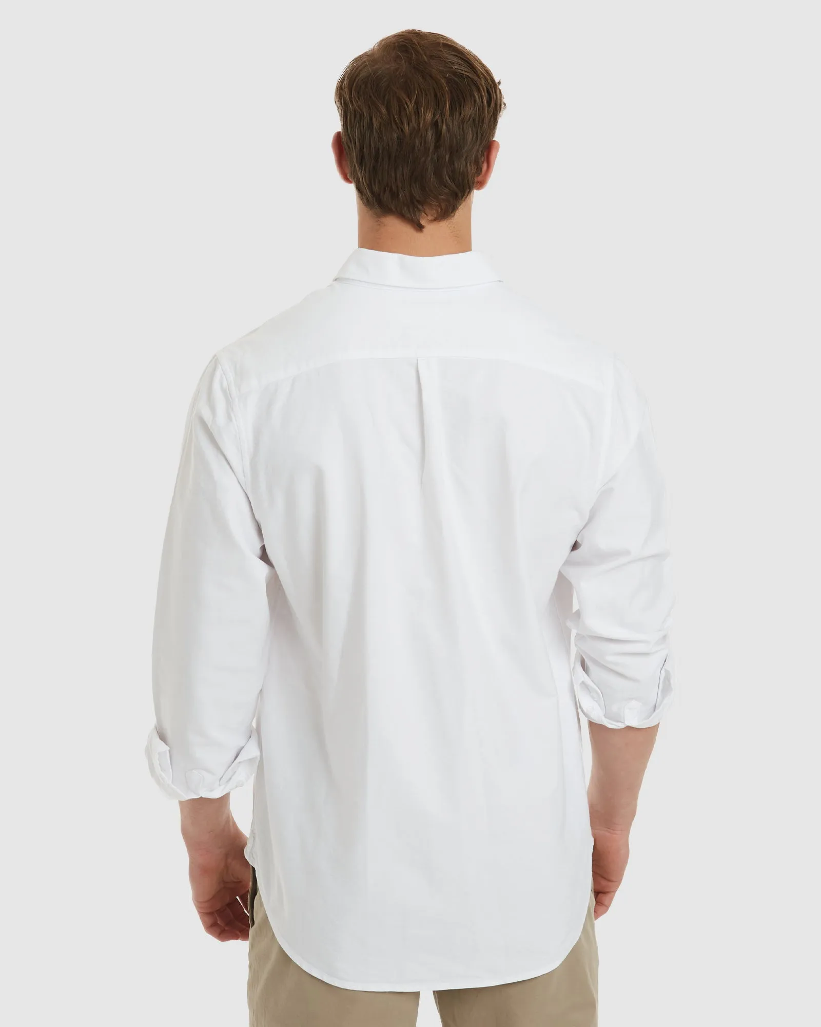 Paris-Casual Formal White Non Iron Cotton Shirt with French Cuffs