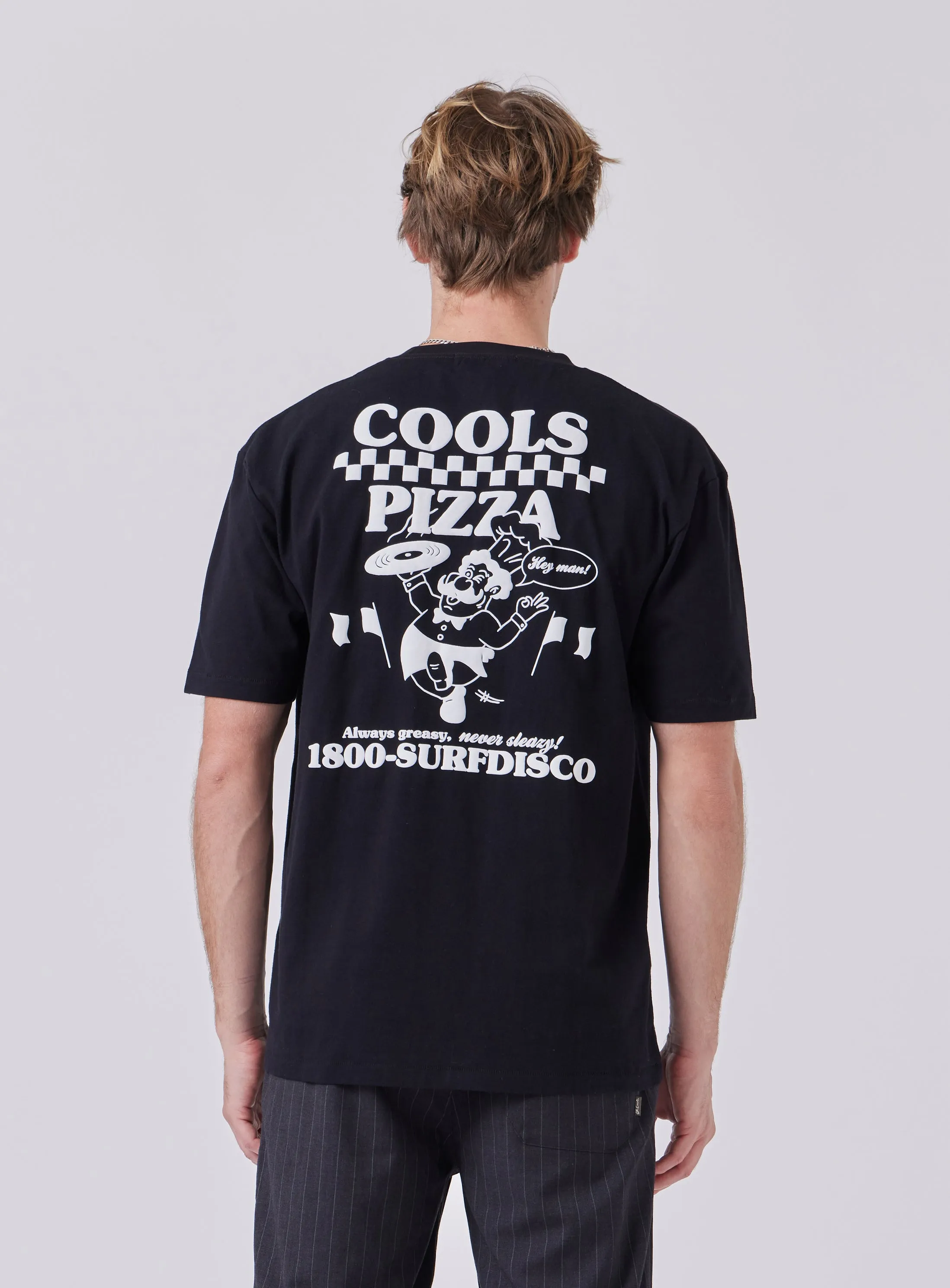 Pizza Tee Black