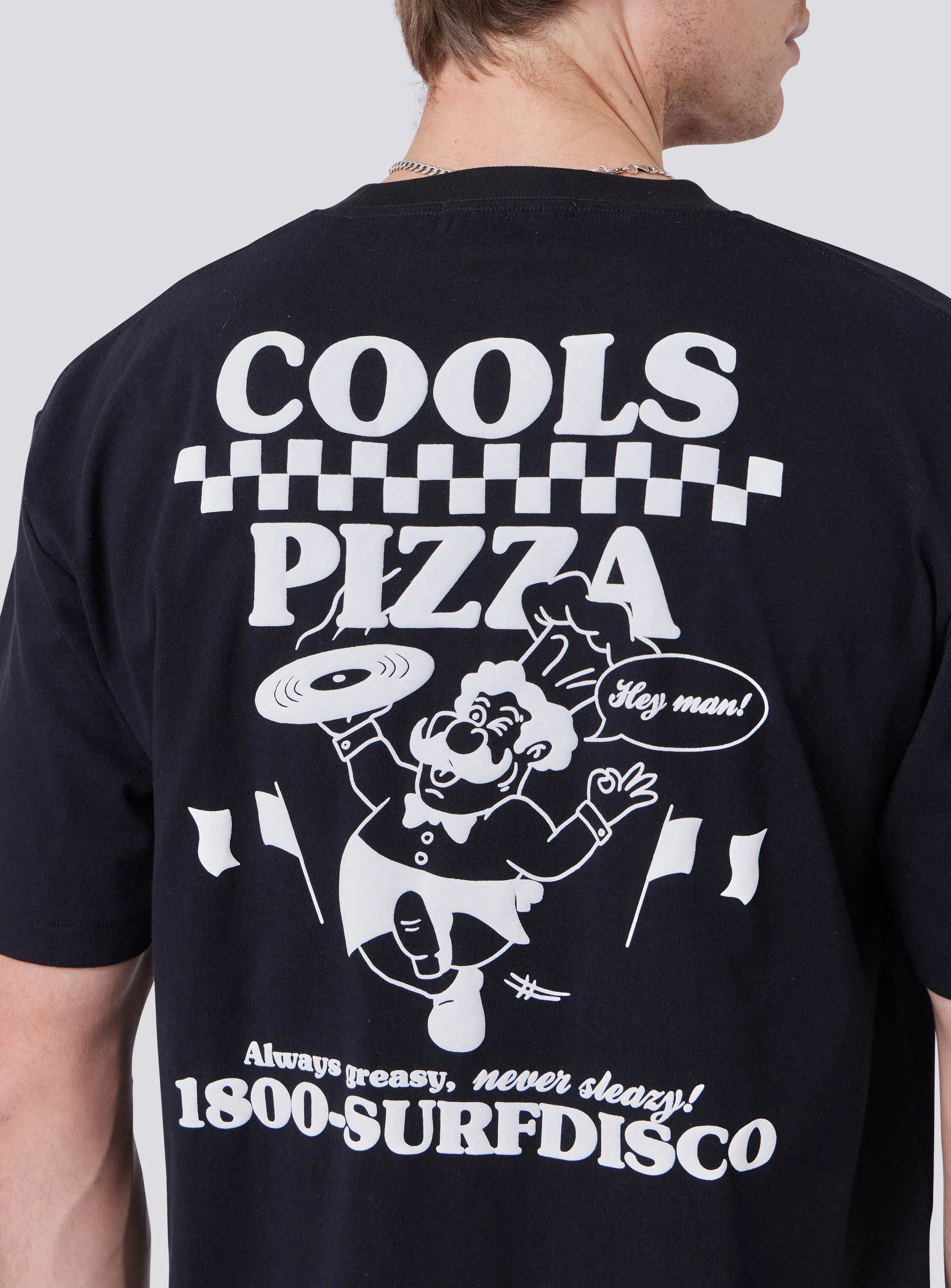 Pizza Tee Black