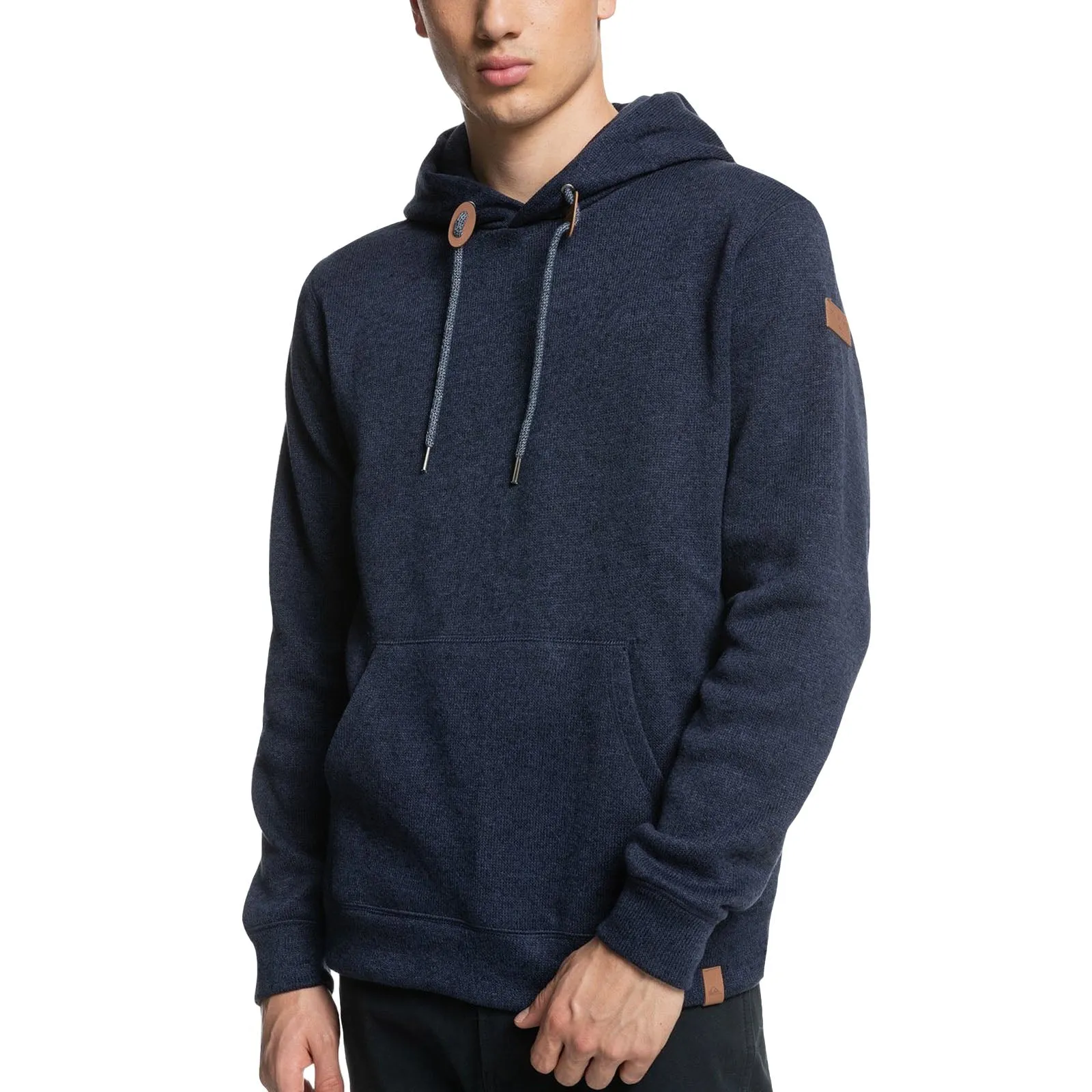 Quiksilver Mens Keller Fleece Lined Hoodie - Navy