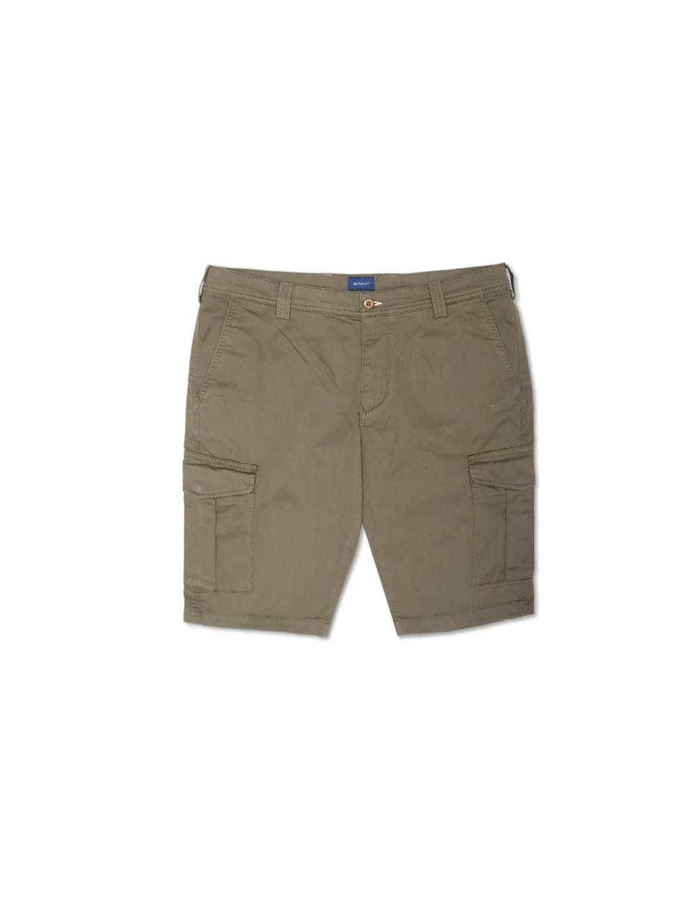 Relaxed Fit Twill Utility Shorts Dark Leaf