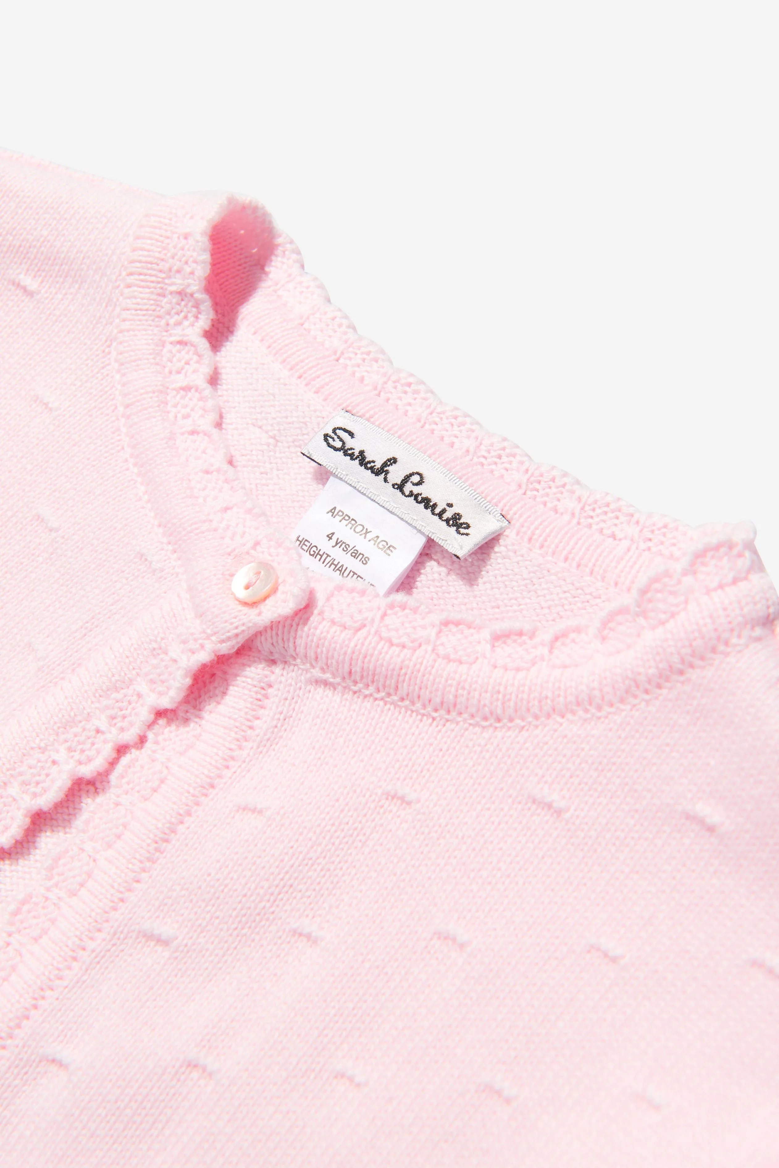 Sarah Louise Girls Cotton Cardigan