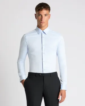 Slim Fit Cotton Stretch Jacquard Shirt