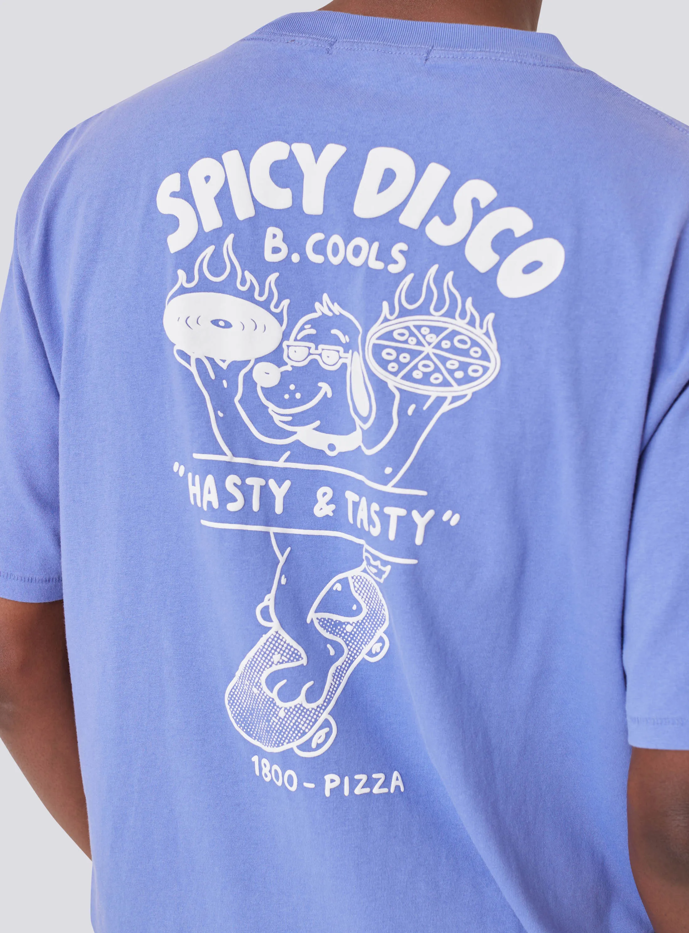 Spicy Disco Tee Washed Blue