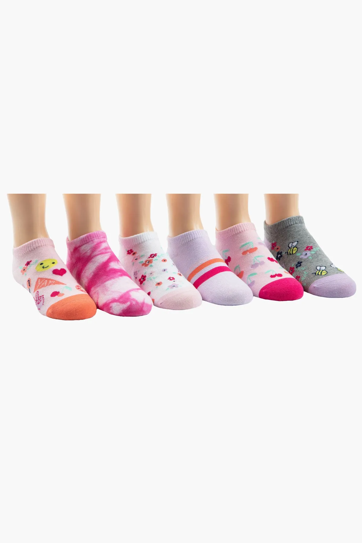 Stride Rite Gabby Girls Socks 6-Pack