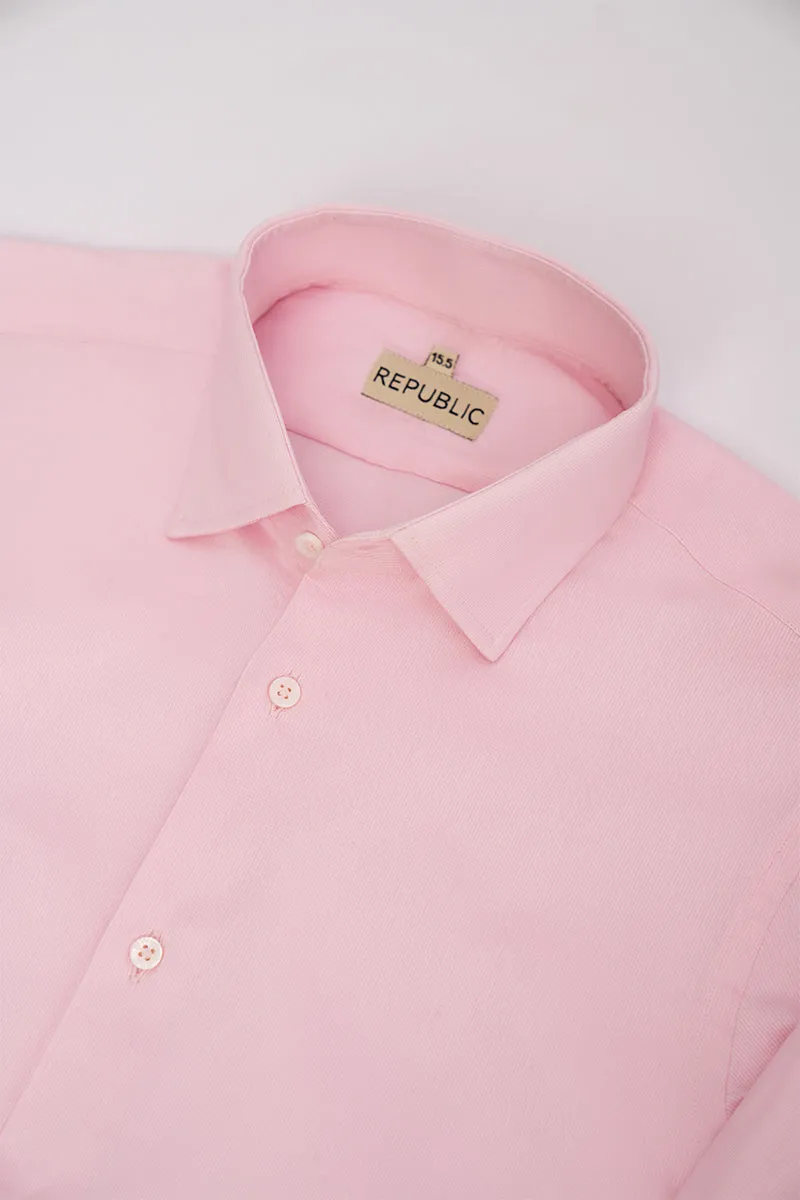 TAILORED FIT LIGHT PINK FORMAL SHIRT