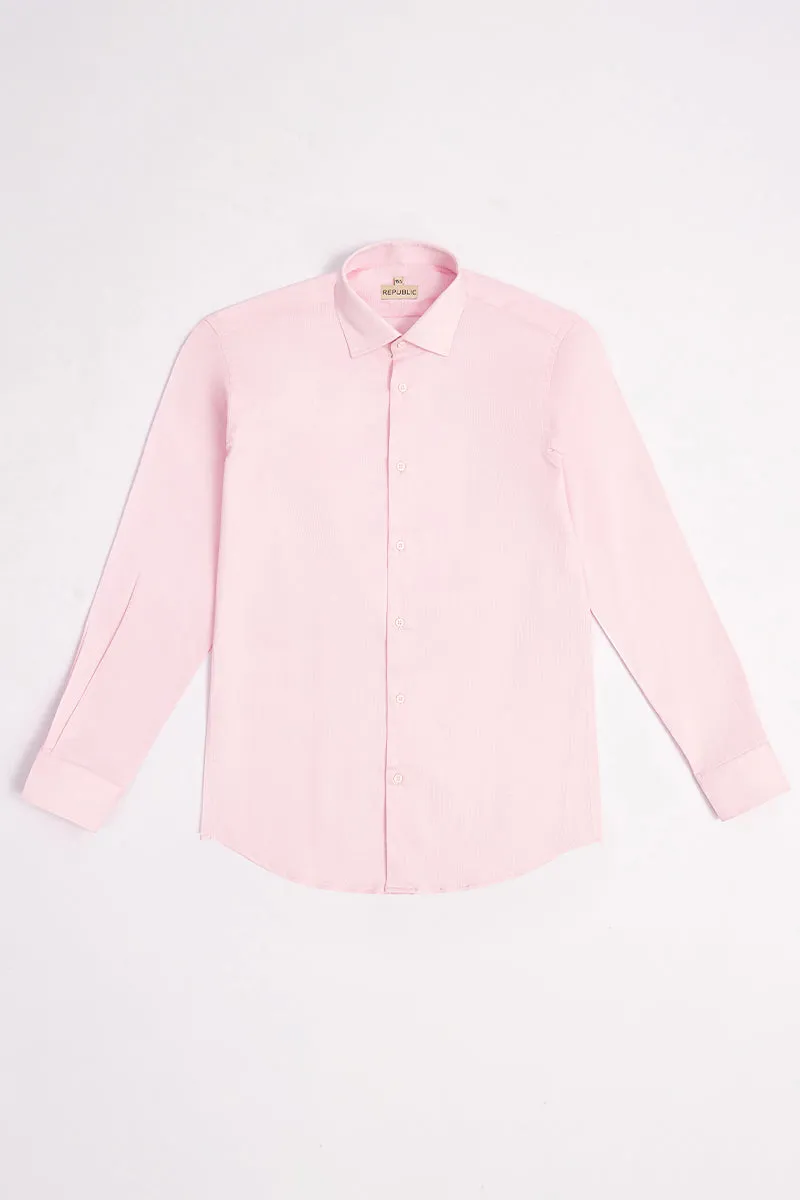 TAILORED FIT LIGHT PINK FORMAL SHIRT