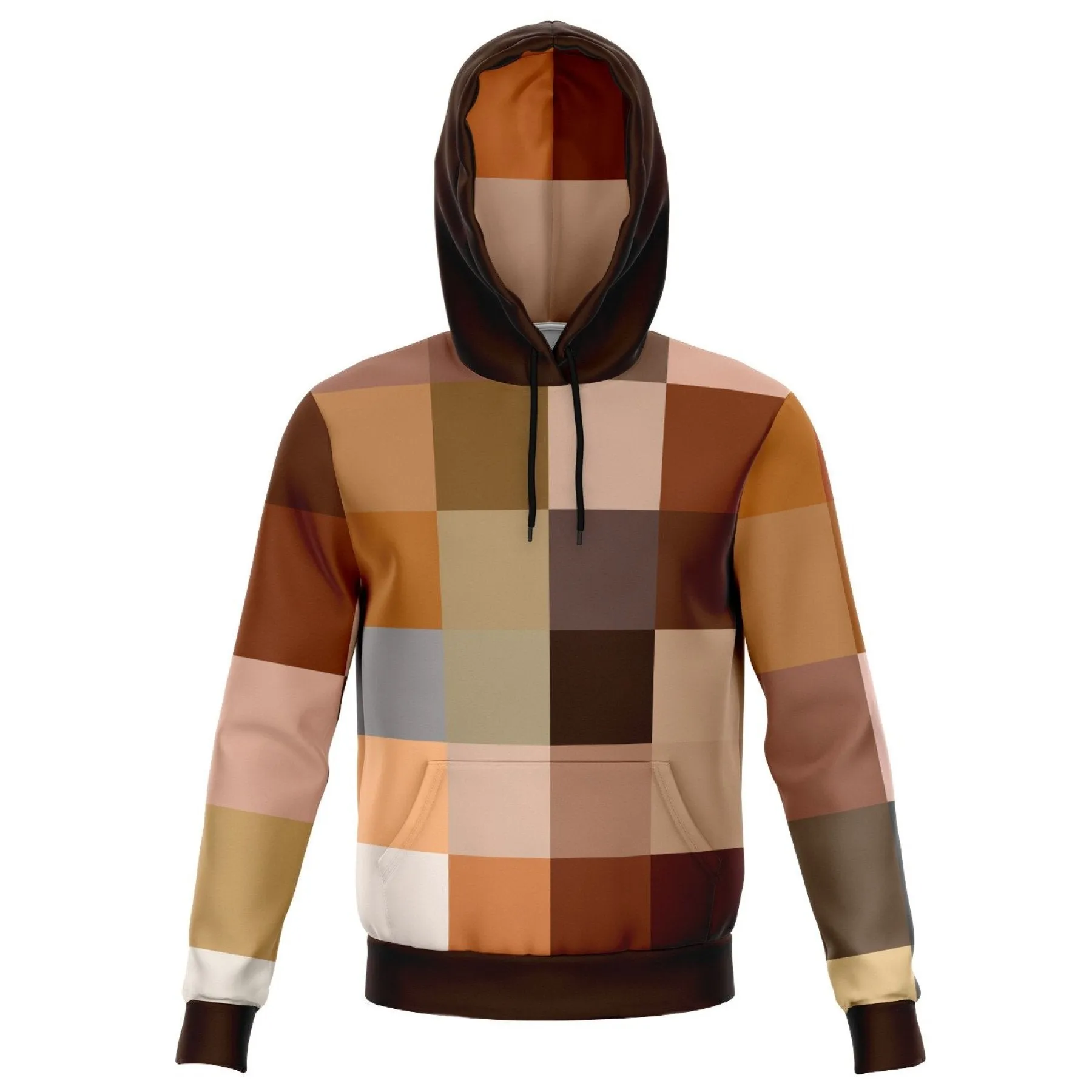 Uniquely You Womens Hoodie - Pullover Sweatshirt - Graphic/Brown