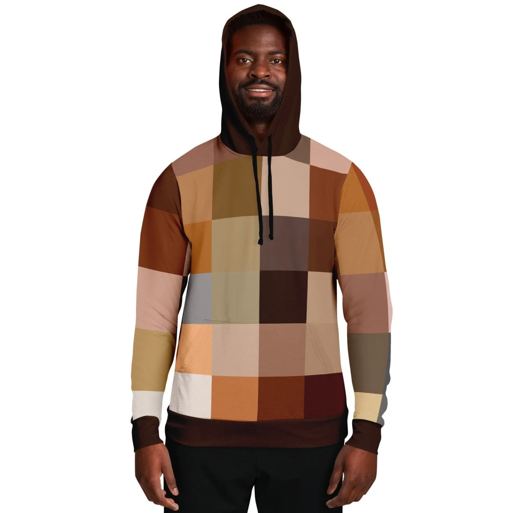 Uniquely You Womens Hoodie - Pullover Sweatshirt - Graphic/Brown