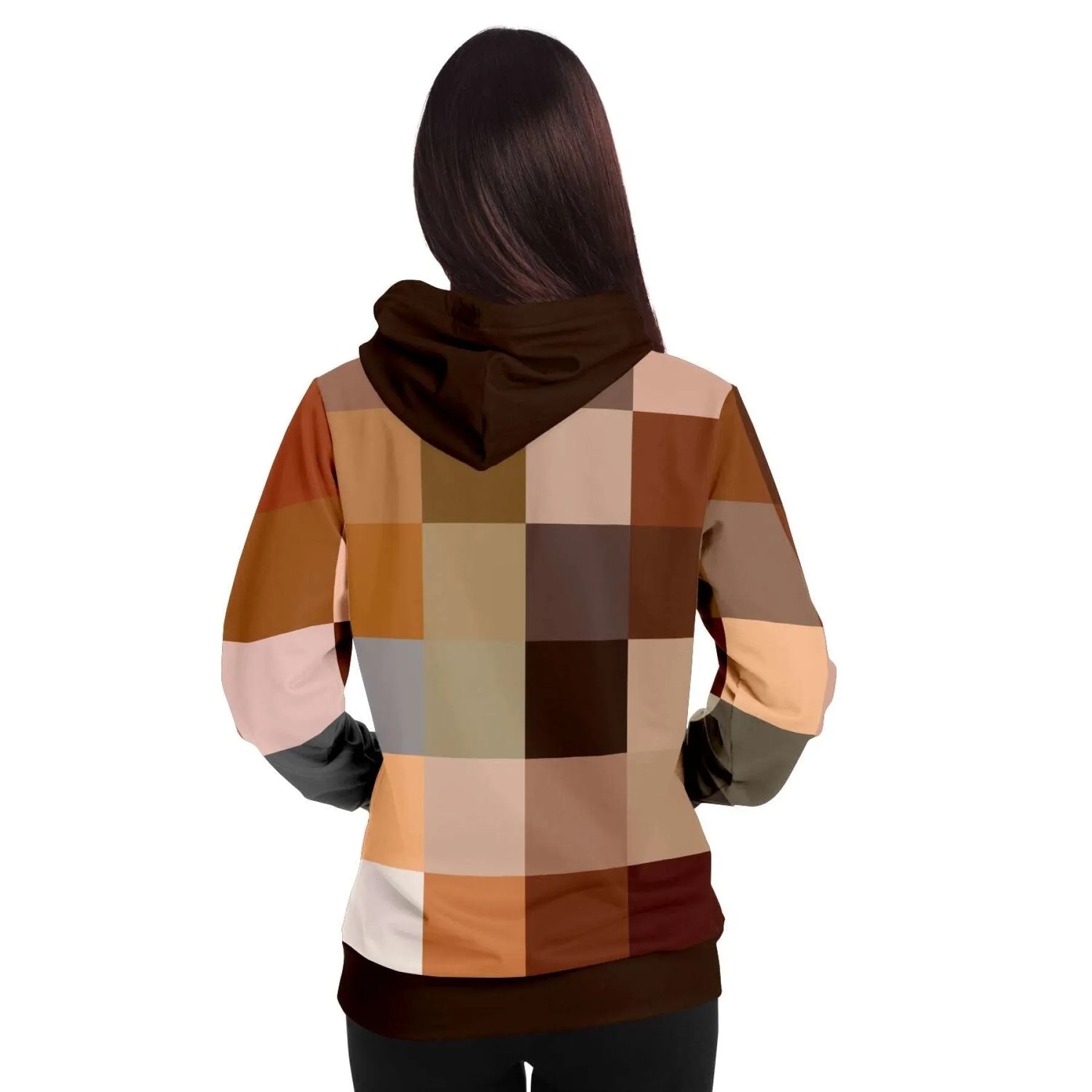 Uniquely You Womens Hoodie - Pullover Sweatshirt - Graphic/Brown