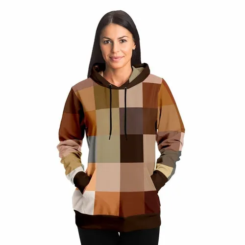 Uniquely You Womens Hoodie - Pullover Sweatshirt - Graphic/Brown