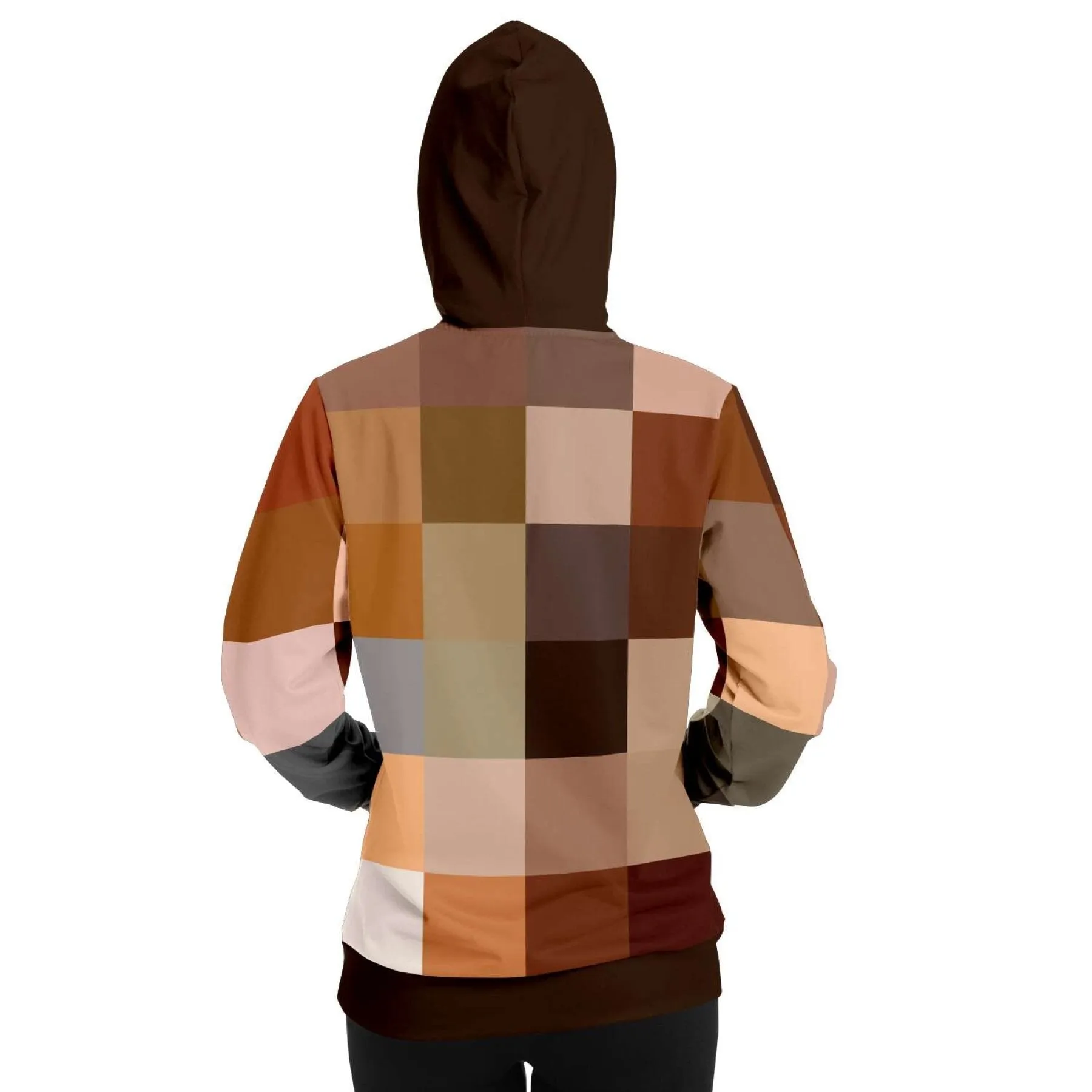 Uniquely You Womens Hoodie - Pullover Sweatshirt - Graphic/Brown