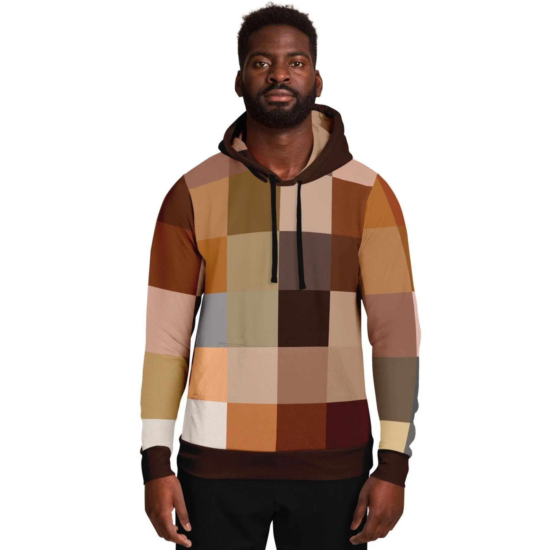 Uniquely You Womens Hoodie - Pullover Sweatshirt - Graphic/Brown