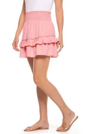 Women's Charlotte Bay Ruffle Skirt | Peachy Pink